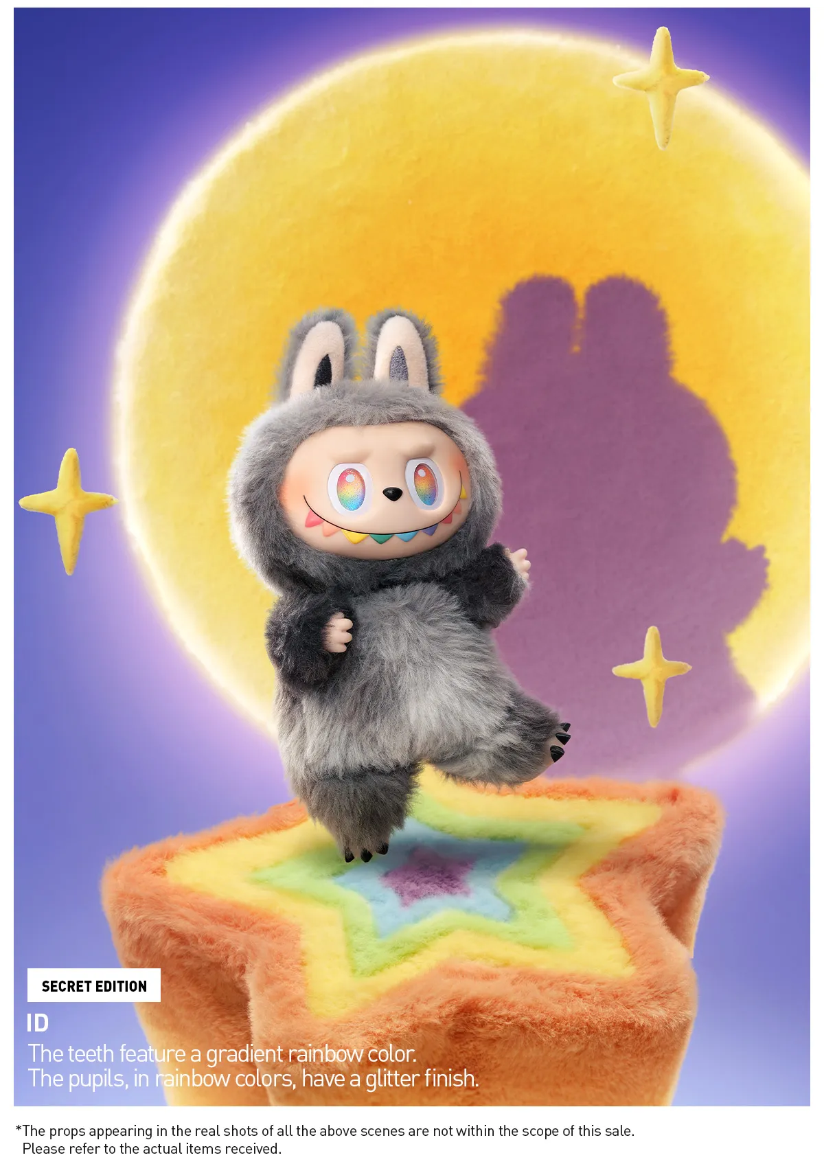 Pop Mart Original Labubu Big Into Energy – ID (Grey) - Secret Edition